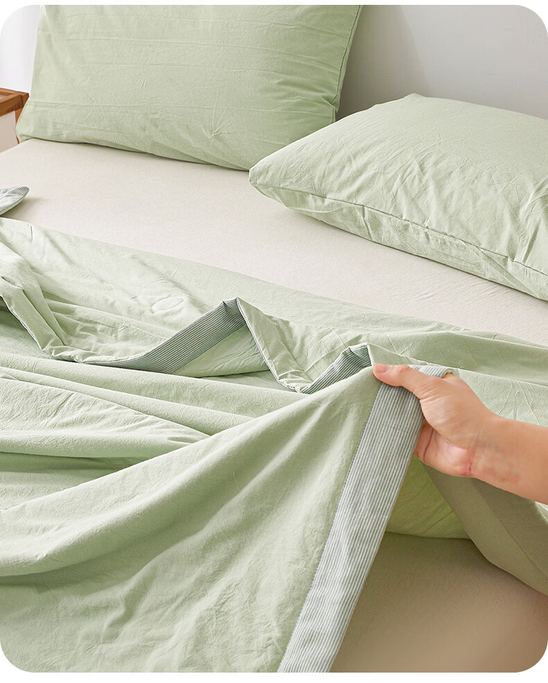 Hongdou A-Class Summer Cooling Quilt Air Conditioning Quilt 100% Cotton Summer Quilt Pure Cotton Thin Quilt Core 1*1.5m White 7