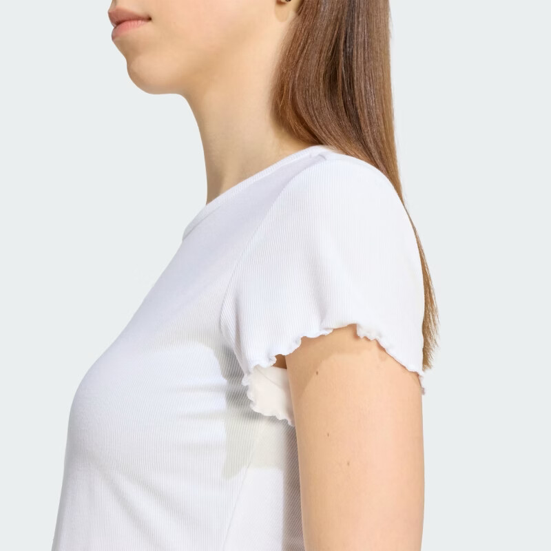 Adidas Originals Women's ESS BABY SS T-Shirt KE1107 White L 5