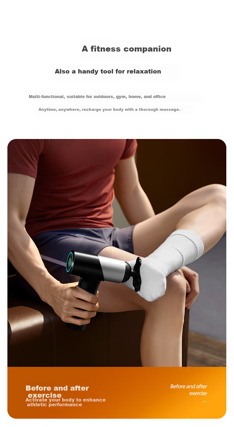 Philips Fascia Gun Full Body Muscle Massager Portable Shoulder Neck Waist Leg Home Fitness Relaxation Gift for Men and Women PPM3203G 17