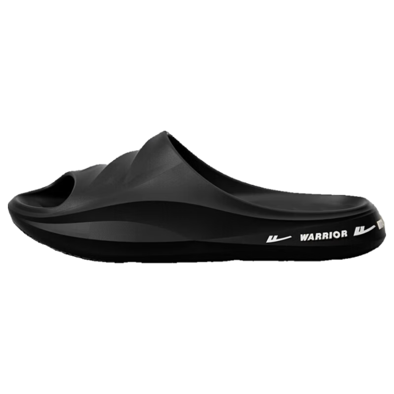 Huili Sports Slippers for Men, New Summer Style, Home Bathroom Non-Slip EVA Outdoor Wear-Resistant Beach Sandals, Black, Size 44-45
