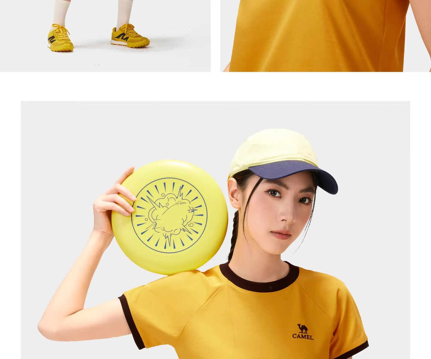 CAMEL Outdoor Quick-Dry Short Sleeve Unisex 2026 Spring Summer Breathable Sports Loose Fit Crew Neck Casual T-Shirt 9001 33