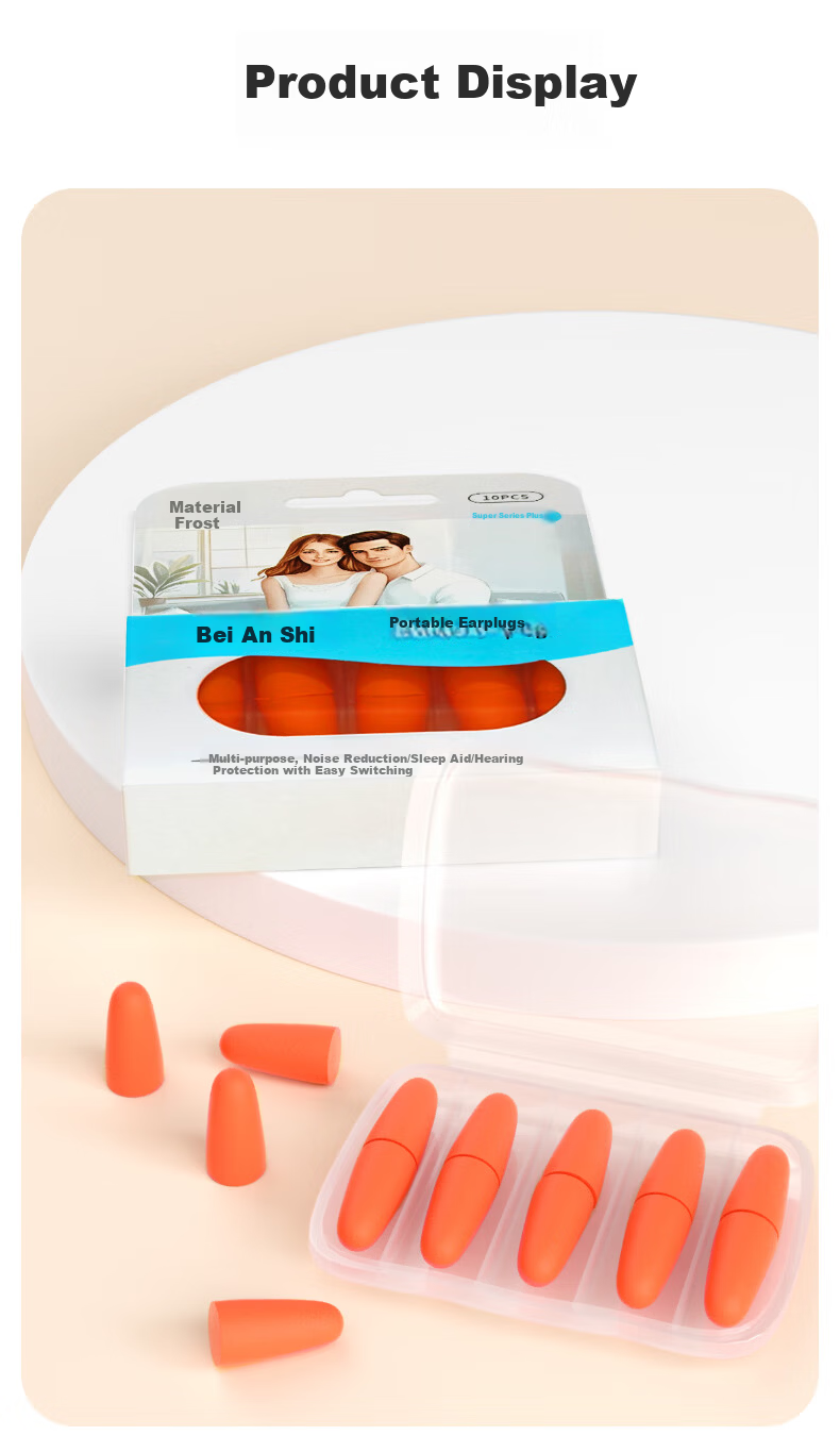 Briars Earplugs Sleep Noise Isolation Anti-Noise Noise Reduction Work Study 5 Pairs Pack 7