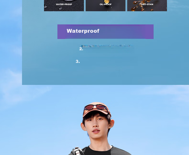 PEAK Summer Men's Water-Repellent Breathable Sports Casual Commuter Pants Sun-Protective Outdoor Paratrooper Pants Women DF361081 12