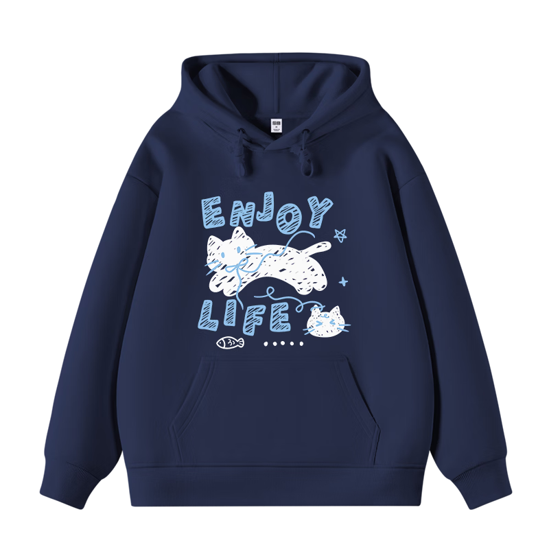 Baleno Trendy Cartoon Hoodie for Women 2026 New Spring Autumn Casual Versatile Student Fashion Long Sleeve Sweatshirt