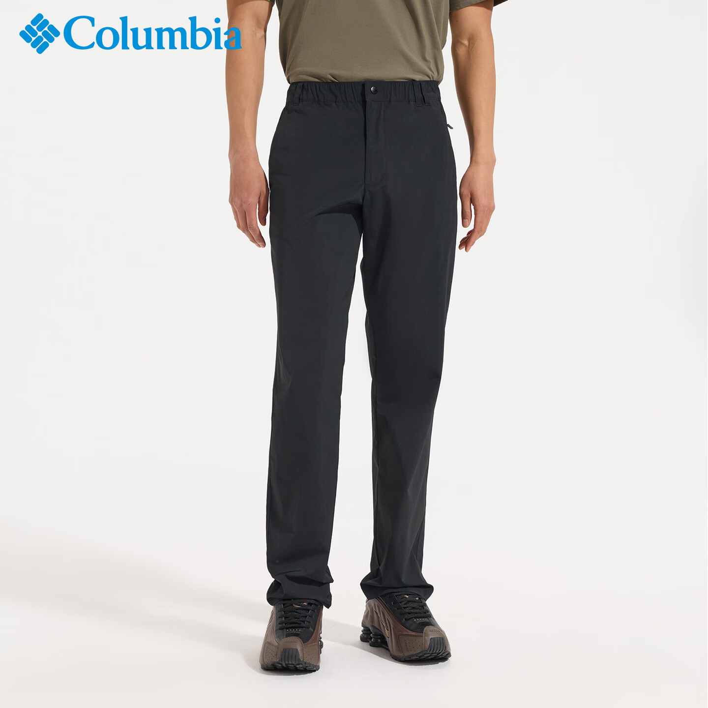 Columbia Men's Spring Summer 2026 Breathable Quick-Dry Pants UV Protection Stretch Casual Pants XE9845 010
