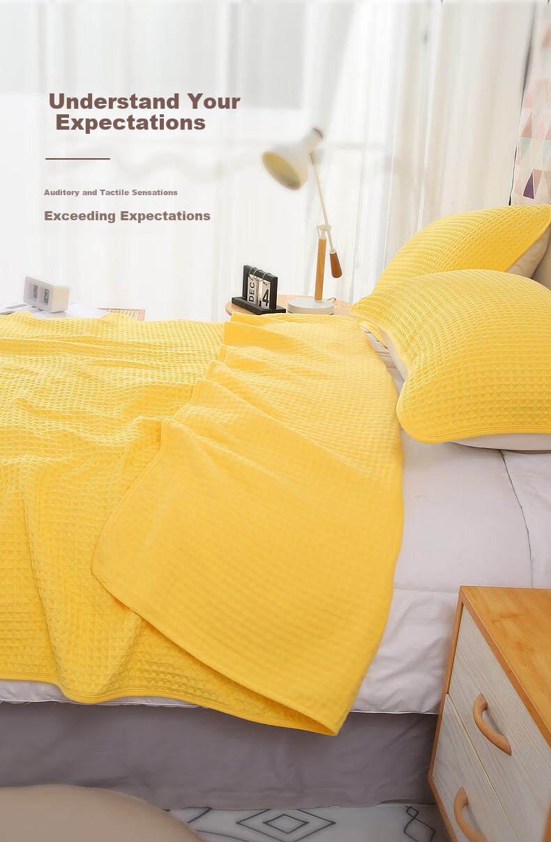 HOYO Japan Wayan Pure Cotton Single Double Blanket Breathable Children's Blanket Four Seasons Air Conditioning Blanket Sakura Color 200*230cm 8