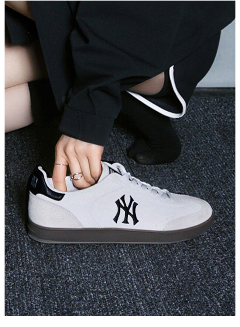 MLB Unisex Retro Dopamine Thin Sole Sneakers Double Shoelaces Casual Shoes 26 Spring New 3ASXCB16N-50BKS-245 8