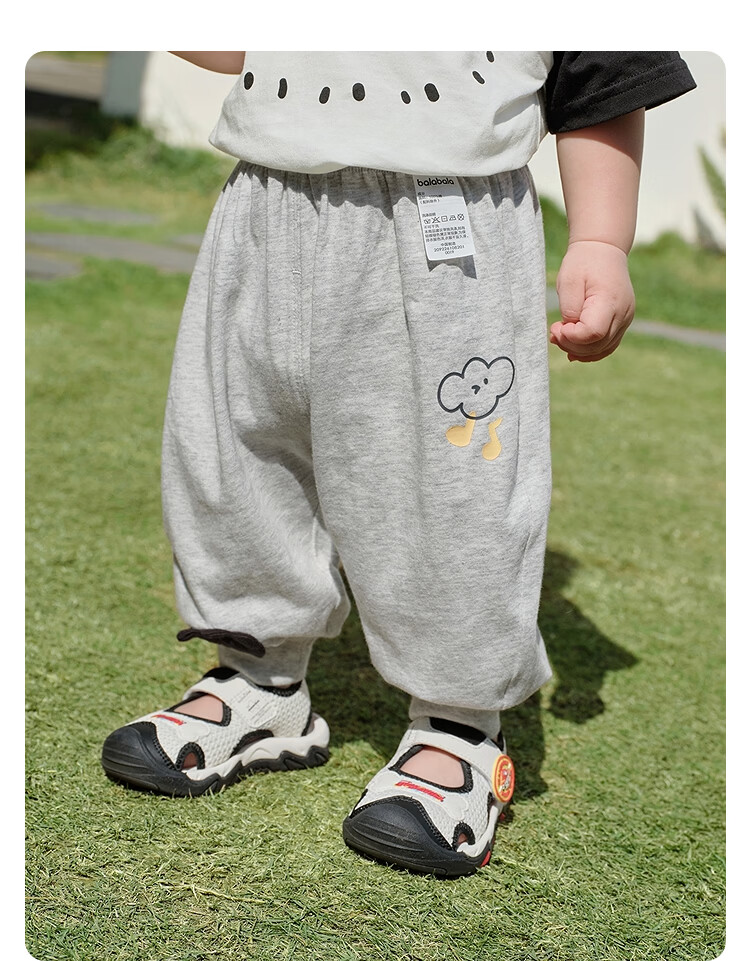 Balabala Kids Pants Boys Girls 2026 New Spring Autumn Baby Warm Casual Sports Cartoon Trendy Pants 22