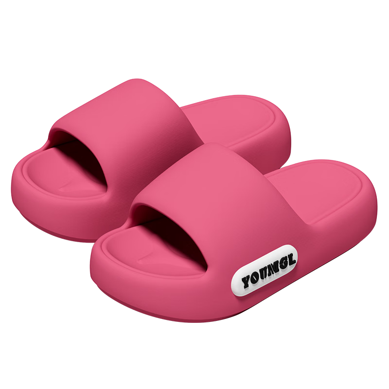 Runrou Women's Slippers 2026 New Thick Sole Soft EVA Anti-Slip Odor-Resistant Indoor Outdoor Bathroom Autumn