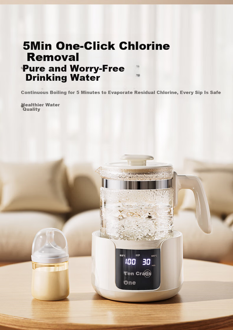 HP Thermostatic Kettle Baby Milk Warmer Formula Maker Hot Water Kettle Health Pot 7