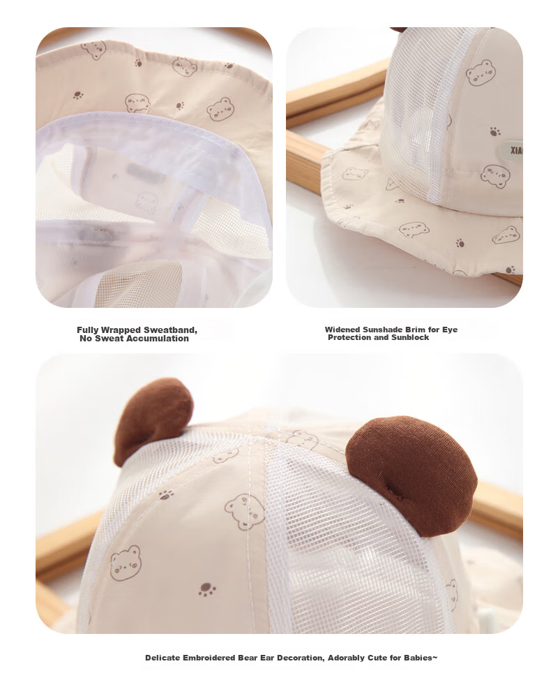 Benaxi Baby Summer Thin Sun Protection Hat Toddler Boys Sun Hat Fisherman Hat New Outdoor Model 7