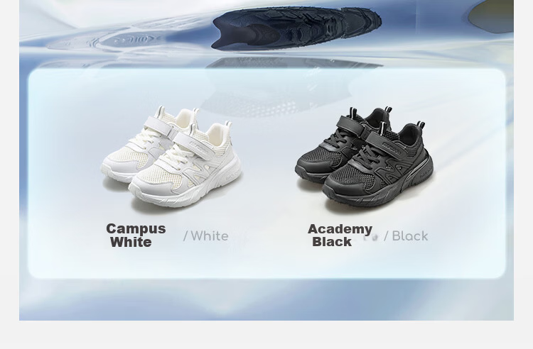 Mutong Kids Sports Shoes Children's Breathable Mesh School White Running Shoes Black Academy Black Size 33 3