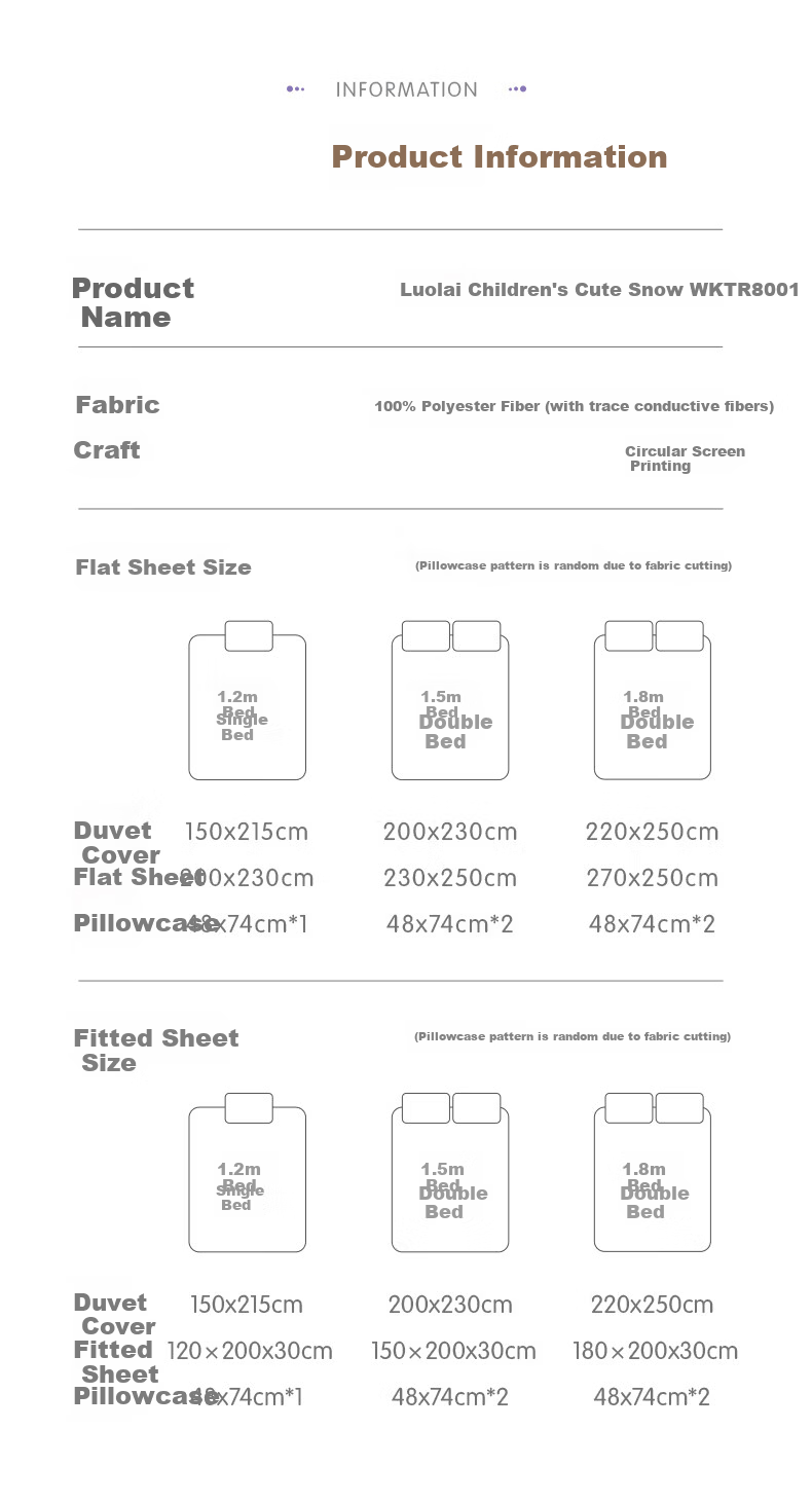 Luolaikids 3-Piece Set Baby A-Class Crystal Warm Velvet Bedding Dorm Single Bed Sheet Duvet Cover Pillowcase 150x215cm 10