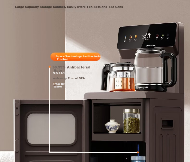 Joyoung Tea Bar Machine Fully Automatic Refill 316L Multi-Temperature Adjustable Electric Kettle JD Self-Operated Anti-Overflow Anti-Dry Boil Antibacterial Water Dispenser AH3226 19