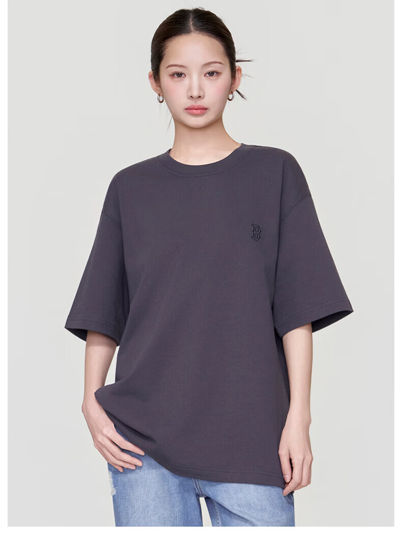 MLB Unisex Short Sleeve Sun Protection T-Shirt Casual Sports Loose Fit 26 New 3ATSB0263-45PKM-L 14