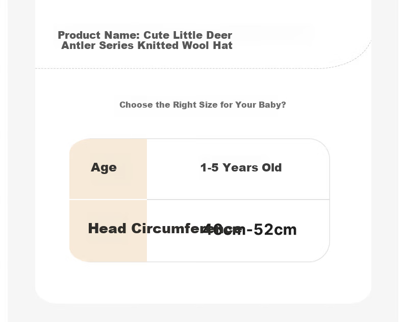 Benaxi Baby Hat Autumn Winter Children's Red Boys Girls Scarf Infant Cute Ear Protection Thickened Warm Knitted Hat 8