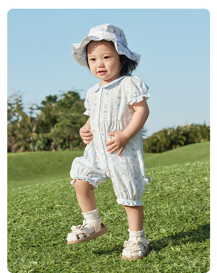 Balabala【balaOne】Baby Romper Infant Jumpsuit Girls 2026 Delicate Sweet Cute 10