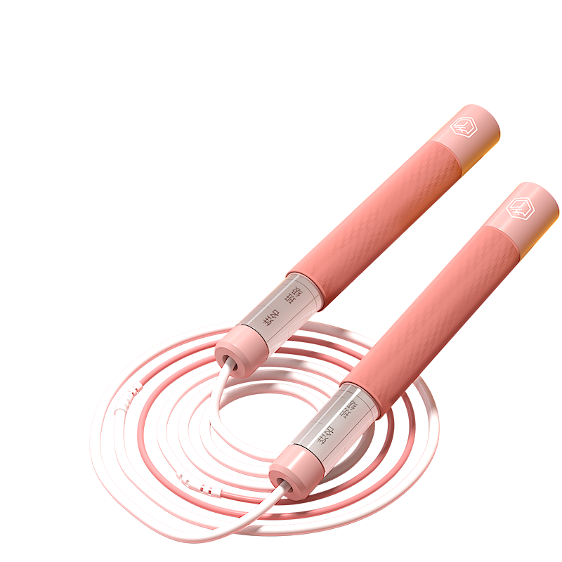 JD Original Dual-Bearing Children's Speed Jump Rope with Signature Area, Elementary School And Middle School Exam-Specific Jump Rope for Students, Cherry Blossom Pink