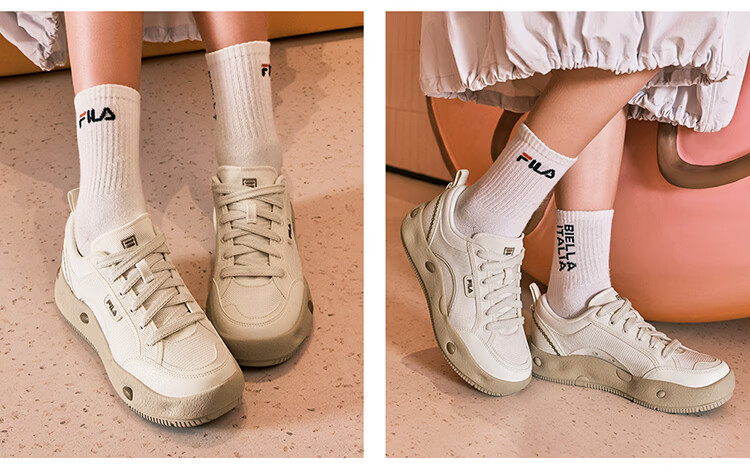 FILAFILA Official Women's COOKIES Retro Canvas Shoes Fashion Casual Sneakers 32