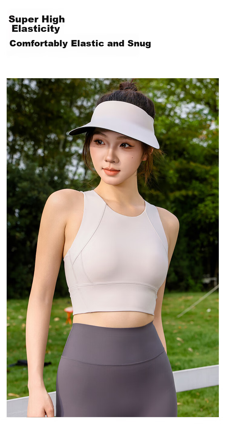 MiiOW Women's High-Impact Sports Bra Vest Anti-Shock Anti-Sagging Running Yoga Fitness Green XL 9