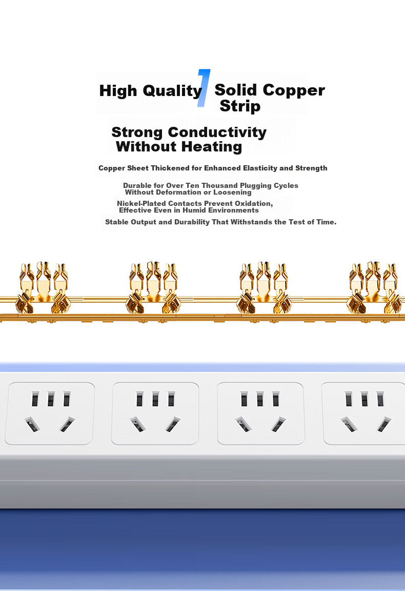 Sushiermo PDU Wireless Gaming Power Strip with Overload and Overpower Protection - 7-Port 2U1C Master Control Switch, Under-Desk Rack-Mounted Self-Wiring Socket 13