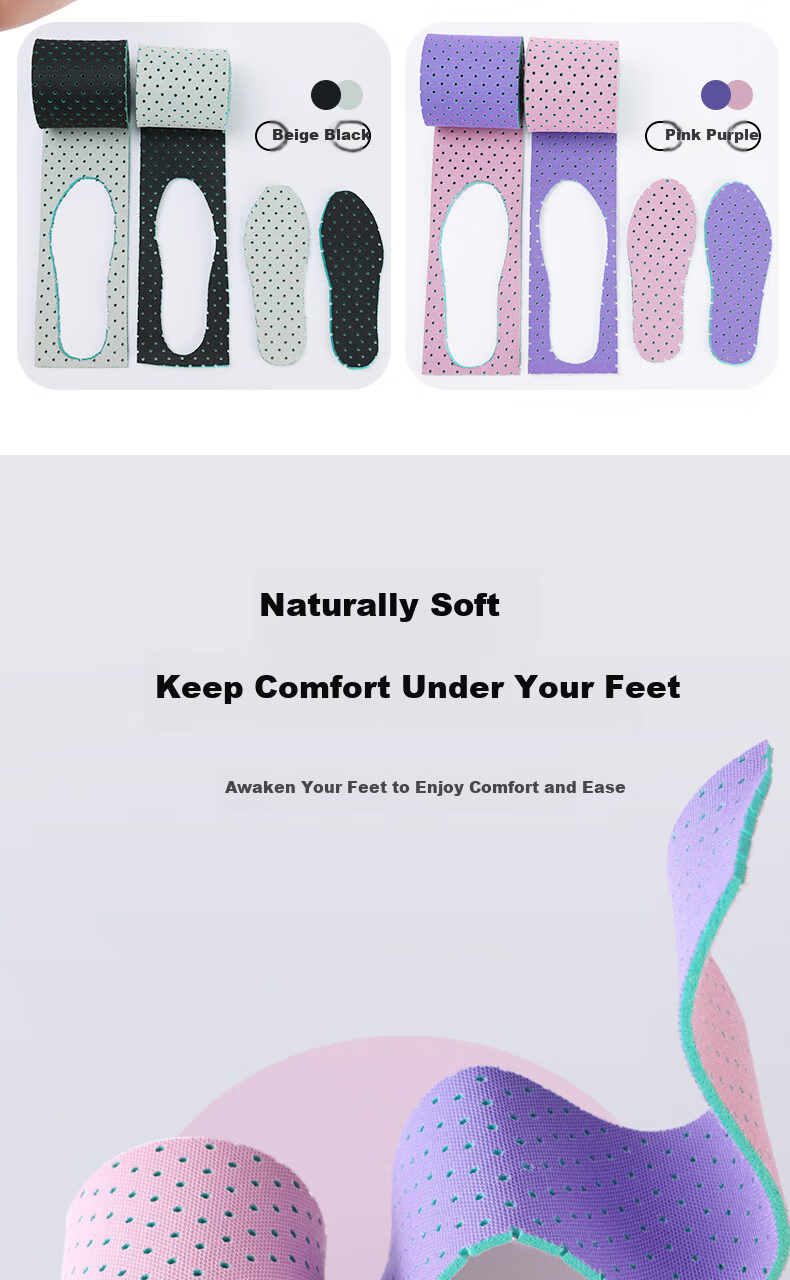 FOOTOPPO Kids Sports Insoles Boys Girls Summer Soft Breathable Sweat-Absorbing Cuttable Insoles 10