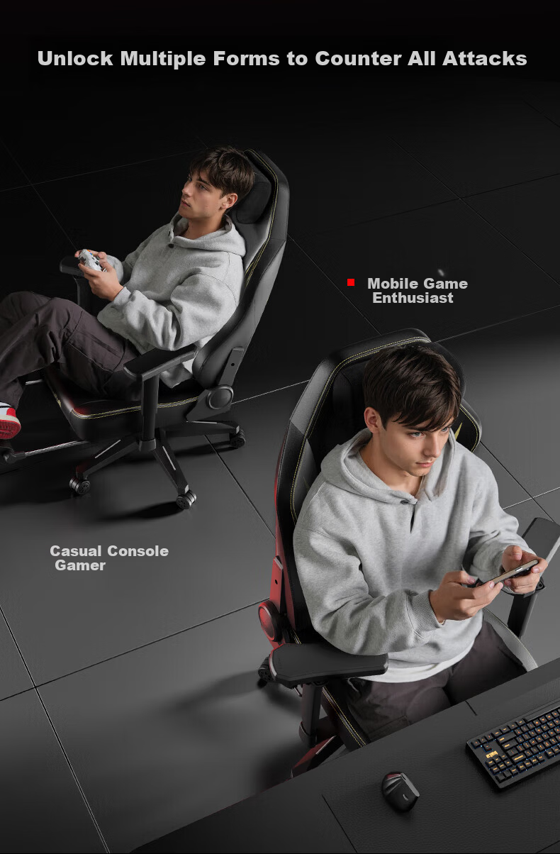 Aofeng C3Pro Black Gold Gaming Chair 1st Store Collaboration Ergonomic Gaming Chair Computer Chair Office Chair Ergonomic Chair 20