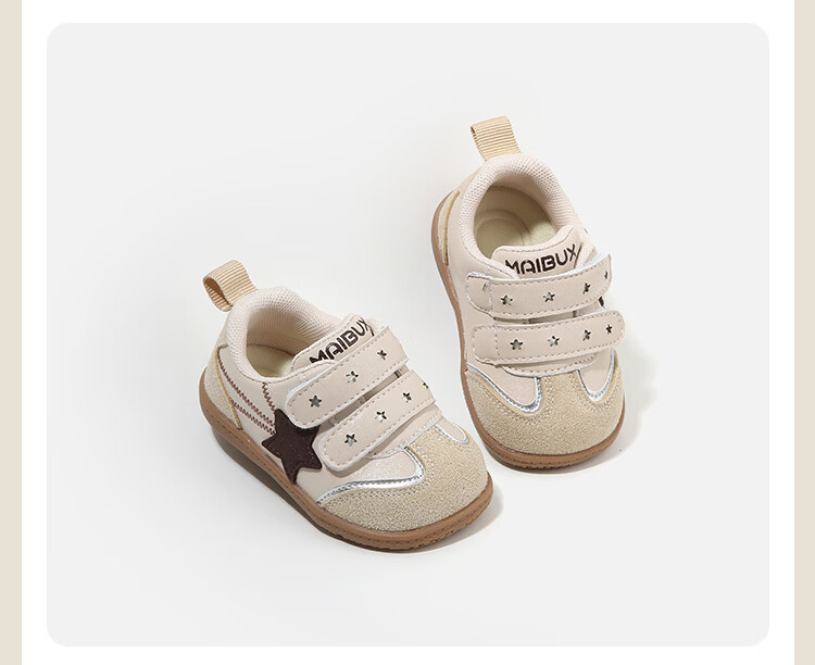 ThomBaker Baby Toddler Walking Shoes Spring Fashion Non-slip Soft Sole Colorful Size 16 24