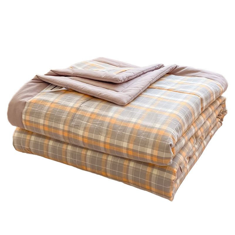 Wuyinliangpin Cotton Air Conditioning Quilt, 100% Xinjiang Cotton, Machine Washable And Water Washable Cotton Thin Quilt, Summer Cool Quilt, 150x200cm