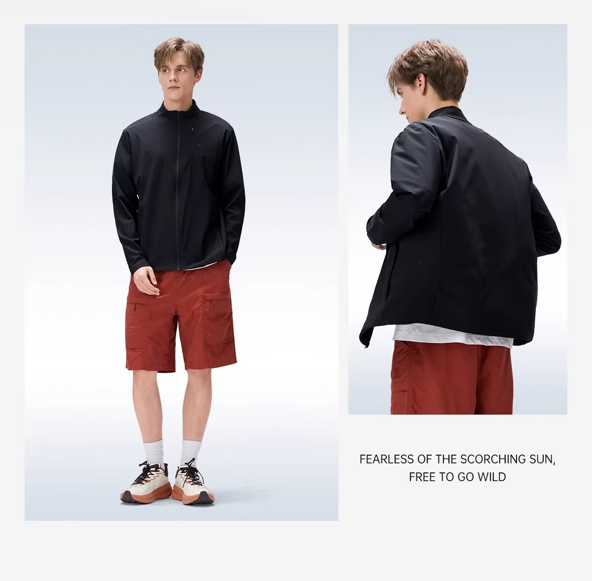 CAMEL Stand Collar Sun Protection Jacket 2026 Spring Summer New Original Yarn Cooling Breathable Sports Casual Short Coat 9006 32