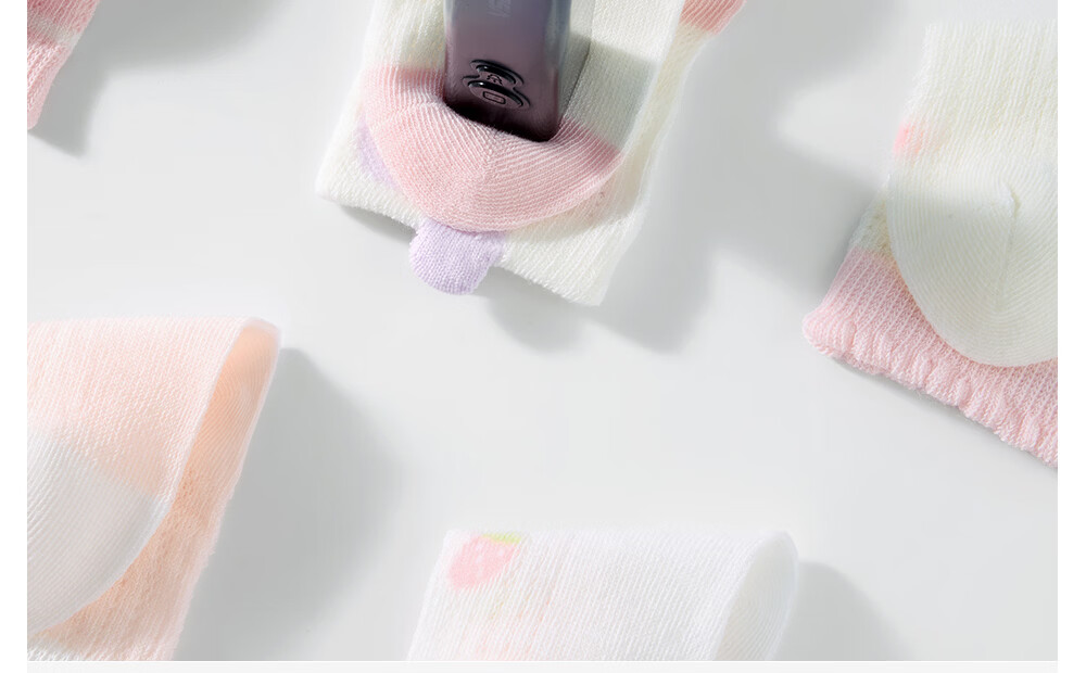 Beitais Children's Socks 3-5 Years Summer Thin Newborn Baby Mesh Socks Breathable Mid-Calf Socks for Boys and Girls 33