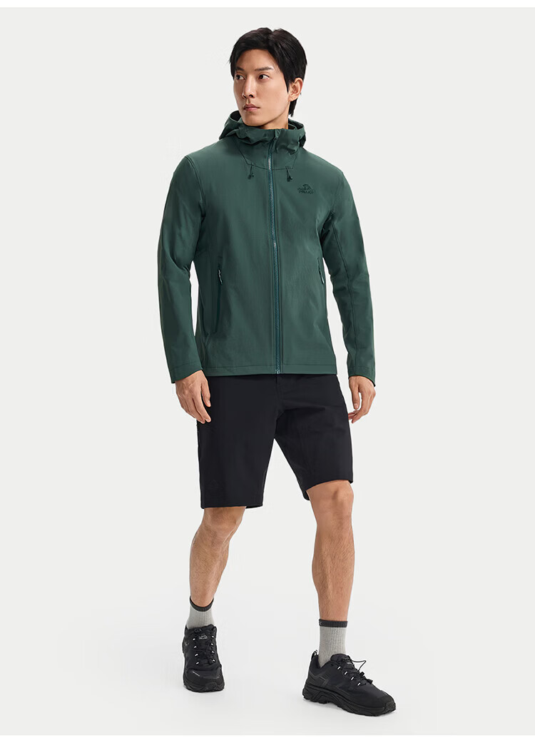 Pelliot [Wind Shield P26] Outdoor Softshell Jacket Unisex Spring CORDURA Abrasion-Resistant Hiking Coat 116106036 19