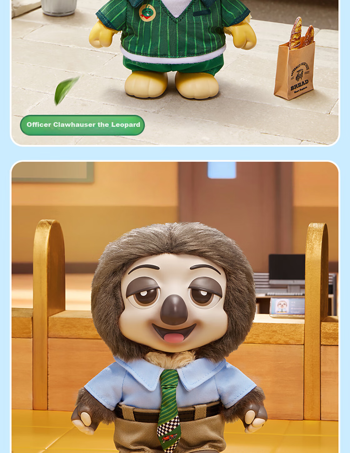 MINISO Disney Zootopia Partner Disguise Series Figurine Blind Box Toy Birthday Gift Single Box for Men and Women 10