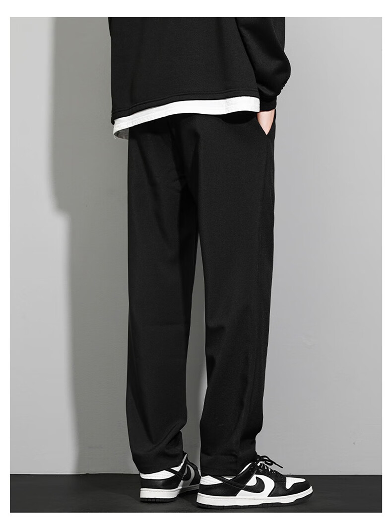 Warrior Casual Pants for Men, Spring And Autumn Loose Straight-Leg Wide-Leg Trousers, Trendy Versatile Sports Pants for Me 16