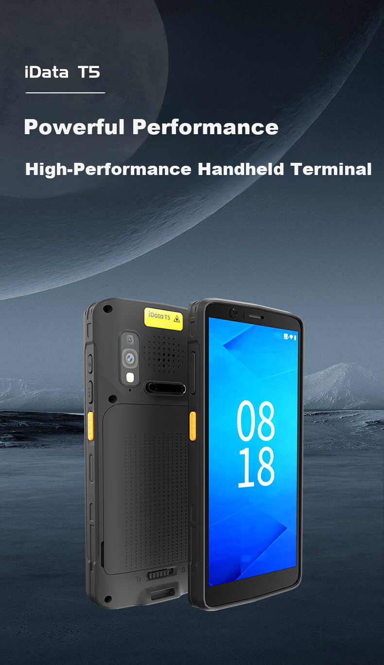 IData T5S 5G All-Network PDA Handheld Data Terminal WMS MES Warehouse Logistics Inbound and Outbound Data Collector Barcode Scanner 1D 2D Wireless 1