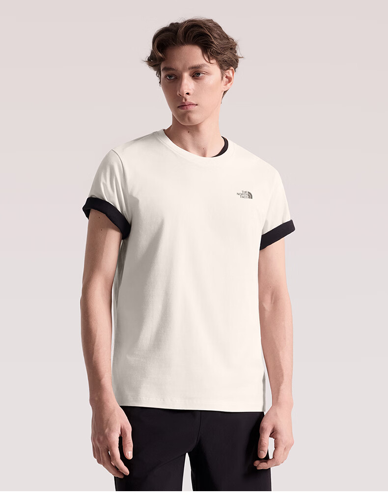 The North Face Unisex Printed Short Sleeve T-Shirt Outdoor Breathable Gray 0TI 2XL 6