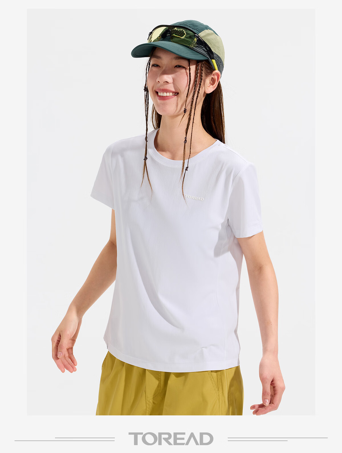 TOREAD Women's Quick-Dry T-Shirt 26 Spring Summer New Cooling Breathable Sun Protection Outdoor Sports Functional Short Sleeve TAJJBO82718 24