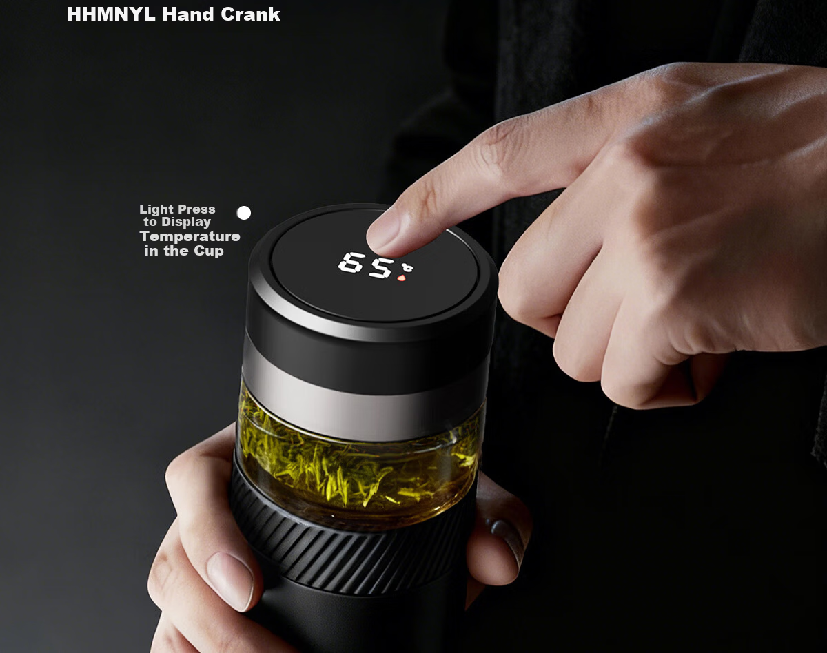NRMEi Insulated Tea Separation Smart Water Bottle 316 Stainless Steel Men's Business Office Car Travel Gift Cup 16