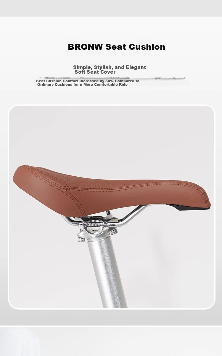 CRANSTON R9 Max Gunmetal Gray Three-Fold National Fabric Adult Ultra-Light Portable Urban Retro 9-Speed Small Fabric Folding Bike 5