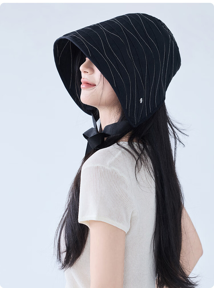 JIUMU Women's Sun Protection Hat UV Protection Bucket Hat Summer Outdoor Face Covering Sun Hat 18