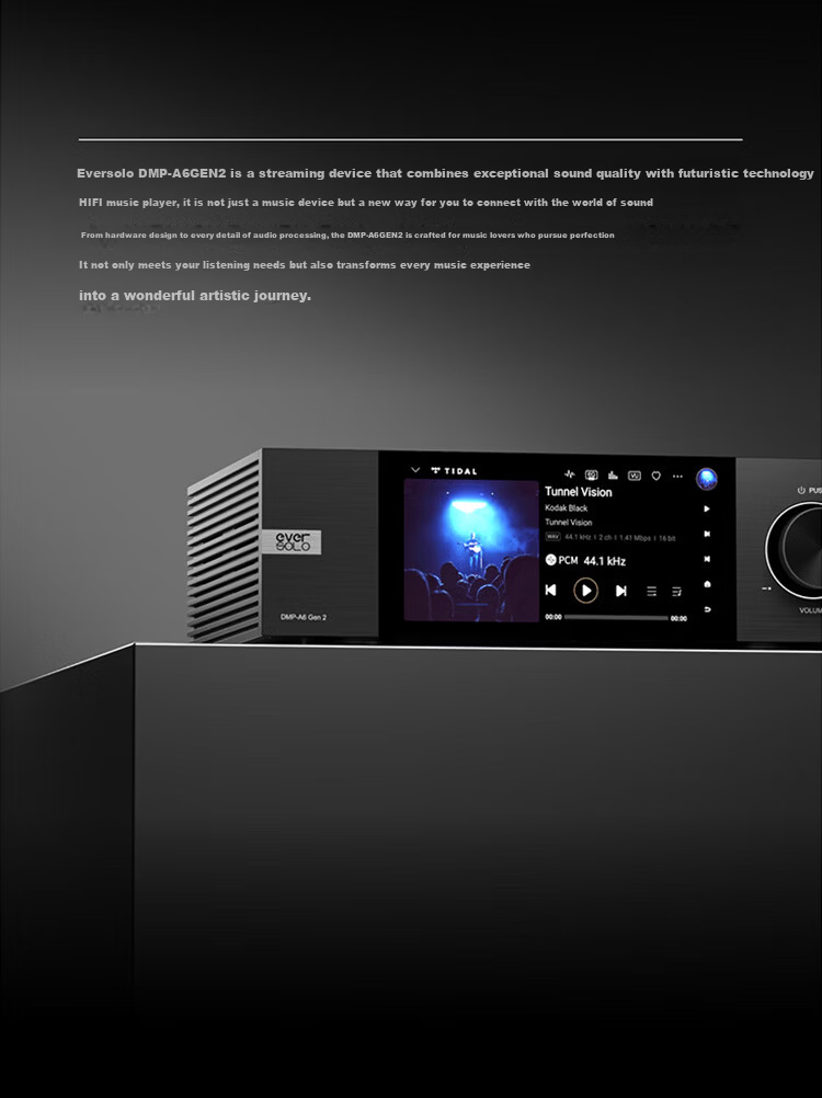EVERSOLO DMP-A6 Gen 2 Streaming HiFi Music Player DAC Integrated High-Fidelity DSD Decoder [Dual ES9038Q2M] 9