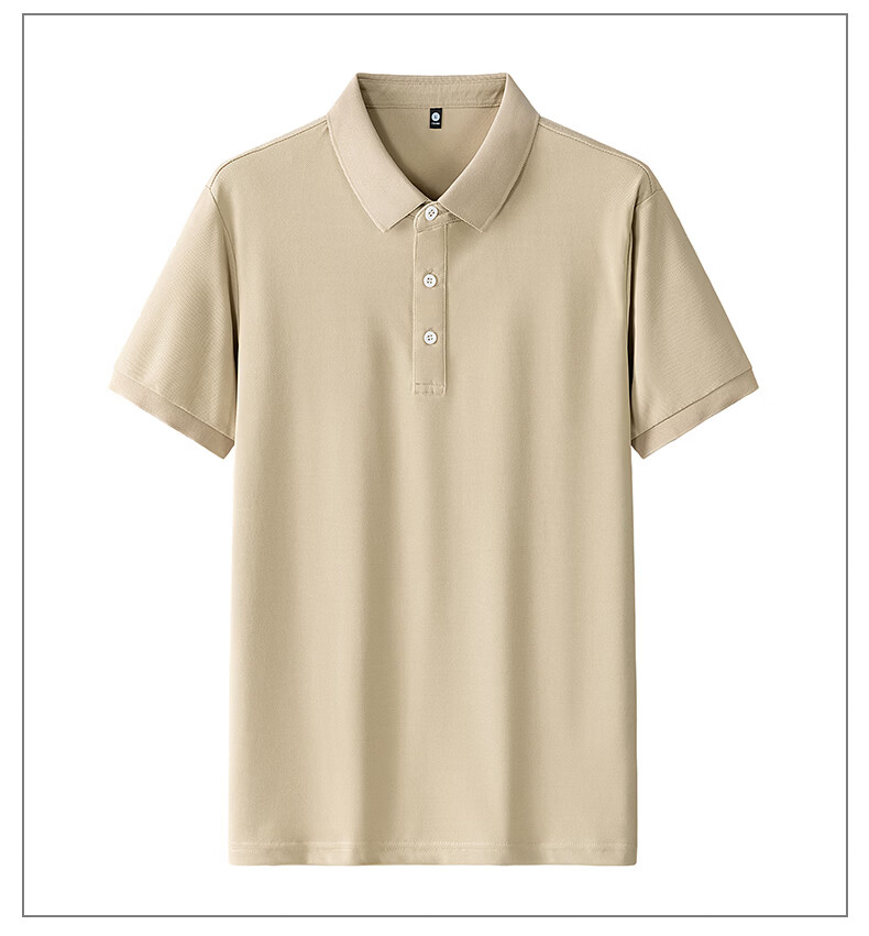 ROMON Short Sleeve Polo Shirt Summer 210G Cotton-Like Pique Mesh Breathable Ice Cool Fashion T-Shirt Casual Base Layer 10