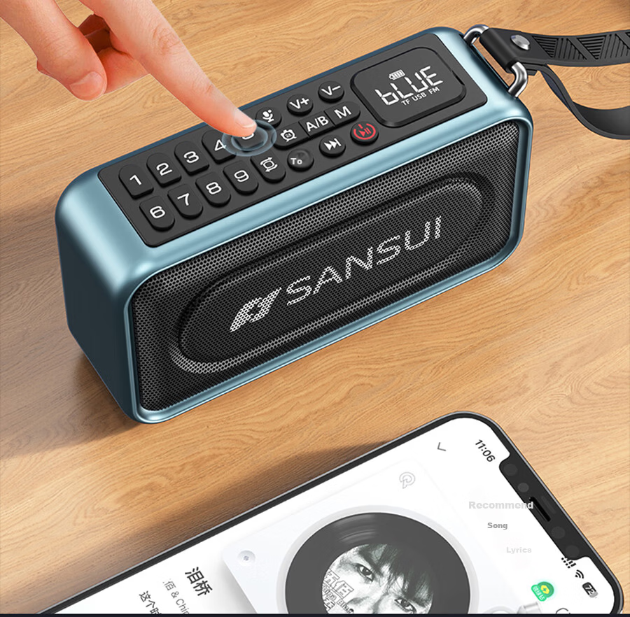 SANSUI Emergency Power Supply Radio Multifunctional Portable Disaster-Resistant Solar Hand-Crank Generator Flashlight Long Battery Life MV13 11