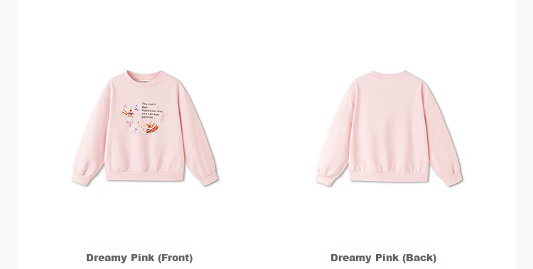 Balabala [balaOne] Kids Long Sleeve Sweatshirt Girls 2026 Spring Base Shirt Trendy 7