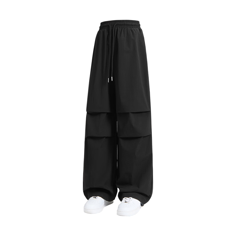 MINISO Women's Work Pants 2026 Spring Summer Lightweight High Waist Slim Wide Leg Cargo Pants Petite Sports Hiking Trousers