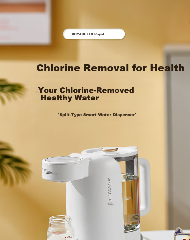 ROYALTY LINE Smart Temperature Control Electric Kettle Split-Type Water Boiler Household Water Dispenser Baby Milk Preparation Fully Automatic Quantitative Water Output 1.8L Standard Model 1