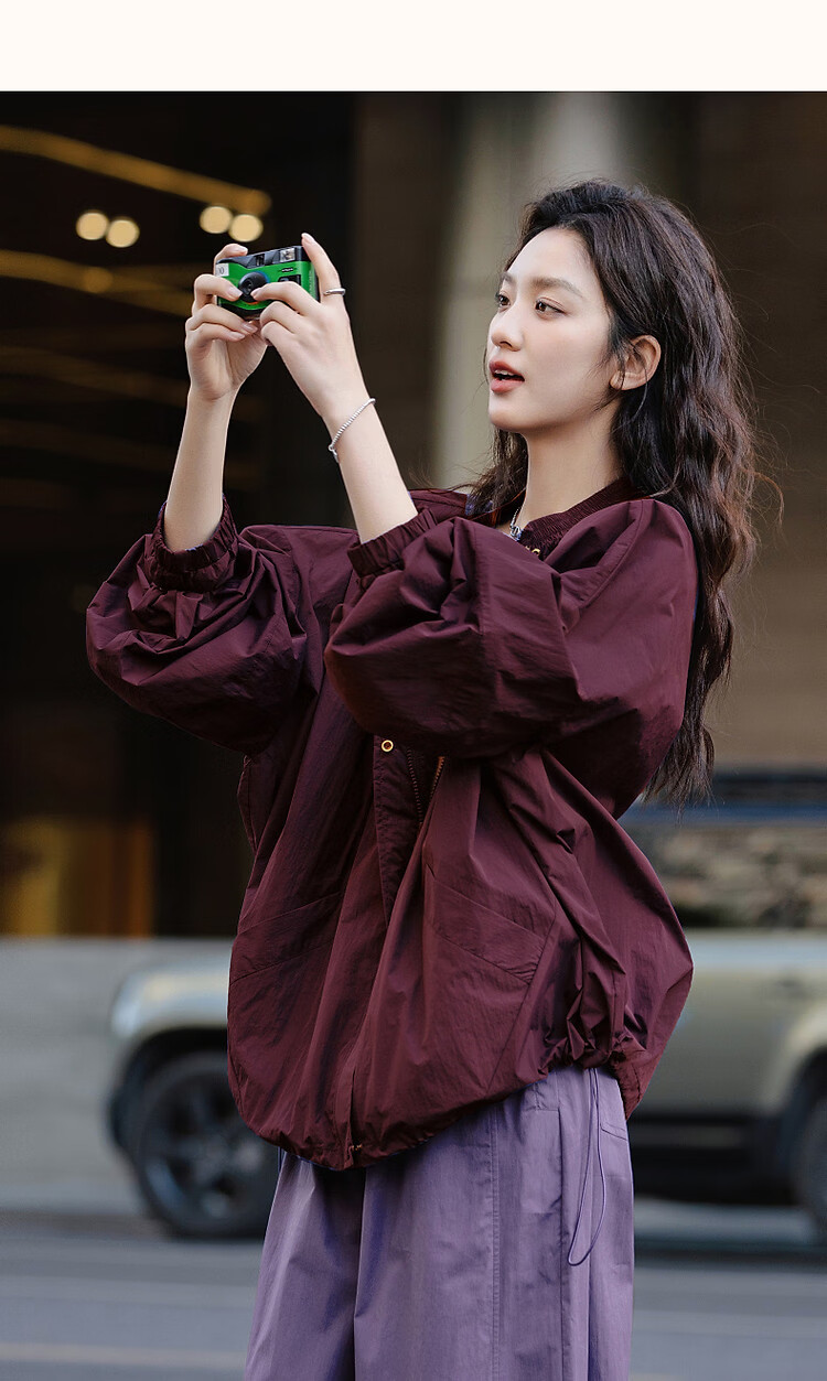 Demana Casual Easy-Care Spring Autumn Lightweight Outdoor Design Loose Fit Drop Shoulder Petite Slimming Women's Jacket 16