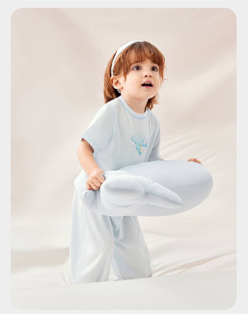Babycare Soft Short Sleeve Long Pants Homewear Baby Set Children's Pajamas Modal Clothing Little Koala 90 22