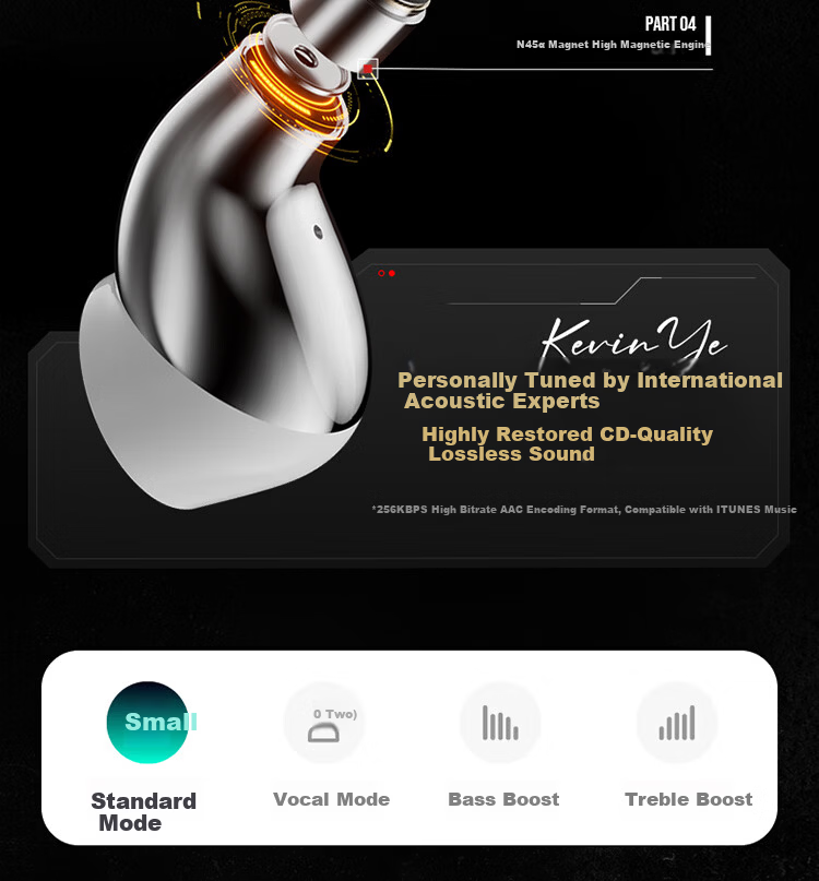 SONGX Linglong Co-branded Touchscreen Bluetooth Earbuds ANC Active Noise Cancelling Built-in Memory MP3 Integrated High-Quality True Wireless In-Ear Adjustable Sound Effects 2025 New Model 14