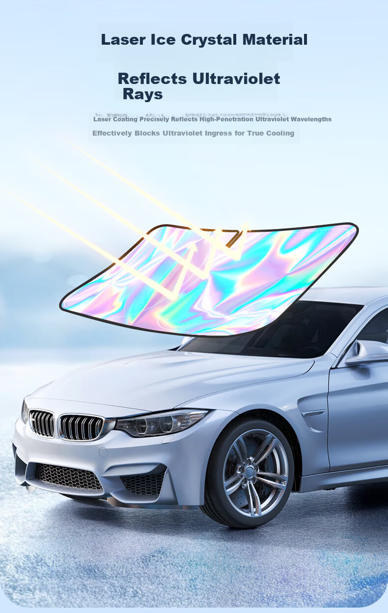 XINSHENGLING Car Sunshade Front Windshield Sun Protection Heat Insulation for Trumpchi GS3/GS4/GS8, Shadow Leopard Cool M8/M6, E8/9, Xiangwang S9S7 12